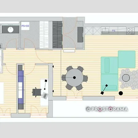 High-tech Modern With Quick Access Lejlighed
